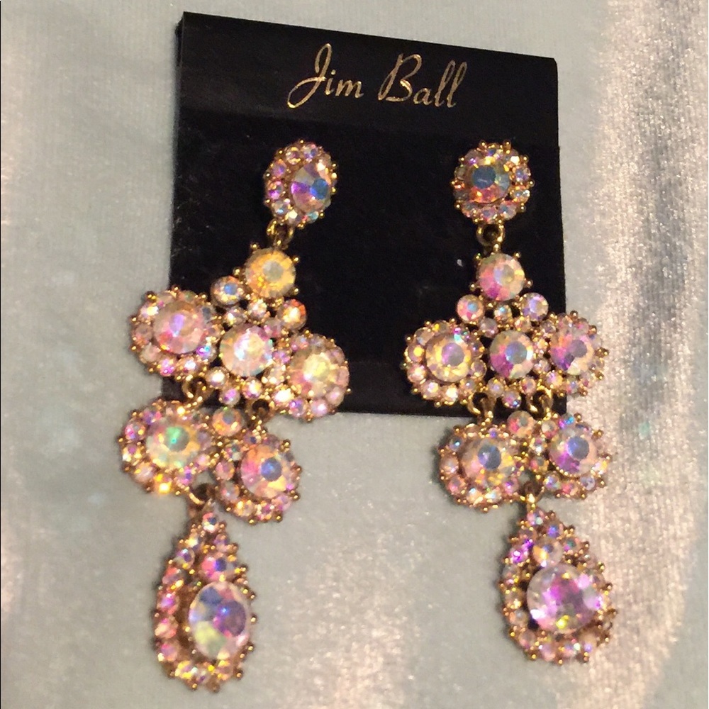 ☄️Jim Ball AB Stone Earrings